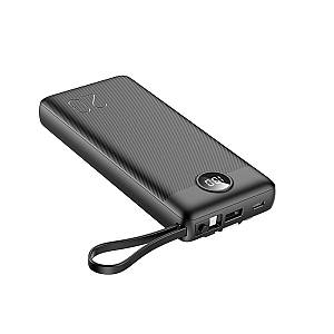 Veger C20 Power Bank 20000mAh με Θύρα USB-A και Θύρα USB-C Μαύρο