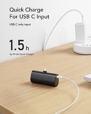 Veger V0556P Power Bank 5000mAh 20W Power Delivery Μαύρο