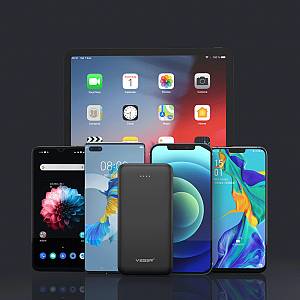 Veger A10 Power Bank 10000mAh με 2 Θύρες USB-A Μαύρο