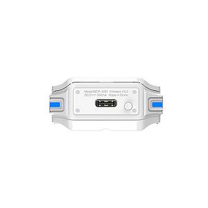 Recci REP-W51 Razor Earbud Bluetooth Handsfree Earphones with Charging Case White