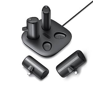 Viyisi G007C Magnetic Charging Station With 4 X Powerbank / Portable Charging Batteries With Built-in Type-c - 4 X 5000mah - 20w 5000mAh Black