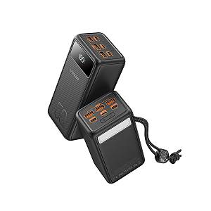 Veger VP5001 Tank Lite Power Bank 50000mAh 22.5W with 3 USB-A Ports and USB-C Port Power Delivery Black