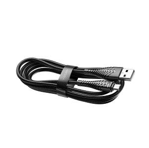 Veger V103 Braided USB 2.0 to micro USB Cable Μαύρο 1.2m
