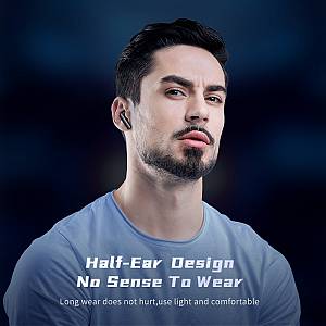 Recci REP-W51 Razor Earbud Bluetooth Handsfree Earphones with Charging Case White
