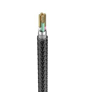 Veger V105 Braided USB to Lightning DATA Cable Μαύρο 1.2m
