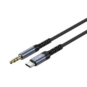 Recci RDS-A27 Aux Cable 3.5mm male Type-C 1m - Black