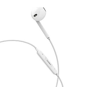 Recci Rep-l07 In-ear Handsfree Headphones with Connector 3.5mm White