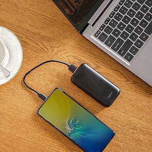 Veger S10 Power Bank 10000mAh 20W με Θύρα USB-A και Θύρα USB-C Power Delivery / Quick Charge 3.0 Μαύρο