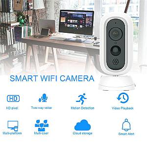 AJCLOUD 626JD3 801RTC IP Κάμερα Παρακολούθησης Wi-Fi Full HD 1080p Μπαταρίας με Αμφίδρομη Επικοινωνία
