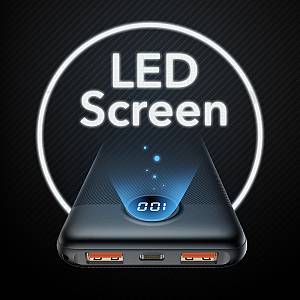 Veger L10S - Power Bank 10000mAh LCD Quick Charge PD20W (W1105PD)