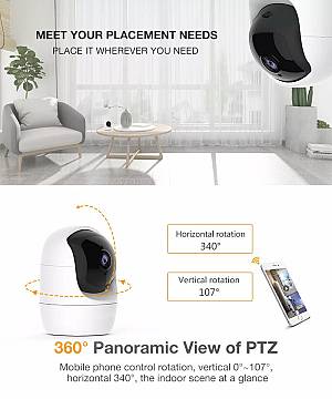 AJCLOUD 638JD3 IP Κάμερα Παρακολούθησης Wi-Fi U/traHD+ 3MP με Αμφίδρομη Επικοινωνία