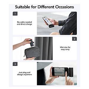 Veger W0558P Power Bank 5000mAh 20W με Θύρα USB-Lightning Fast Charging Μαύρο