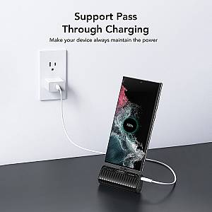 Veger W0558 Power Bank 5000mAh 20W με Θύρα USB-Type C Fast Charging Μαύρο