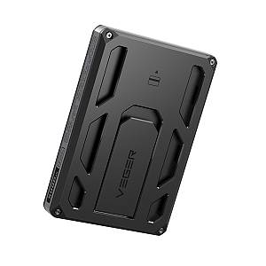 Veger X5 - 6-IN-1 | Wireless Powerbank | 5000mAh Fast Charging | Magnetic Wallet | Apple-certified Find My | 0-90° Adjustable Stand | Iconic Style