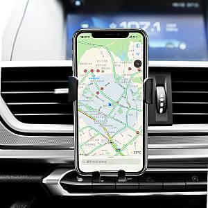RECCI RHO-C04 - Mobile Car Mount 4.0 - 6.5 with Adjustable Hooks Black