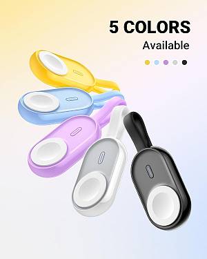 Veger W0102 1200mAh 2.5W Mini Portable Wireless Magnetic Wearable Charger Apple Watch