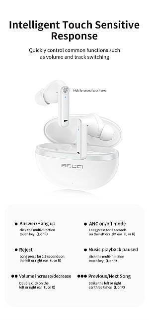RECCI REP-W88 - TWS-ANC wireless earphone