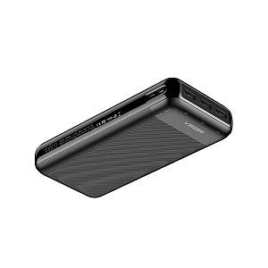 Veger L30 Power Bank 30000mAh 20W με 3 Θύρες USB-A και Θύρα USB-C Μαύρο