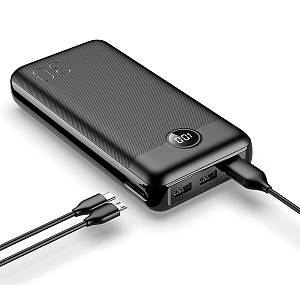 Veger L30 Power Bank 30000mAh 20W με 3 Θύρες USB-A και Θύρα USB-C Μαύρο