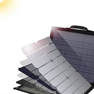 Choetech SC007 Foldable Solar Charger for Portable Devices 80W 18V with USB connection