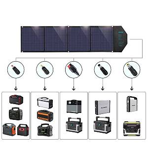 Choetech SC007 Foldable Solar Charger for Portable Devices 80W 18V with USB connection