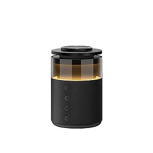 Recci RCW-51 Wireless Charging Stand with Ambient Lighting and Bluetooth Speaker-Black