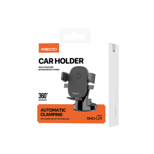 Recci RHO-C29 Multi Function Car Holder - Black