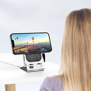 Veger Y53 Βάση Αλουμινίου Ασύρματης Φόρτισης Qi - 15W - Grey