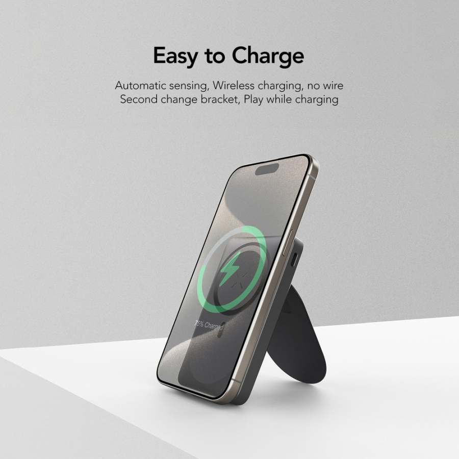 Veger W1175 MagOn Pro MagSafe Power Bank 10000mAh 22.5W με Θύρα USB-C Μαύρο