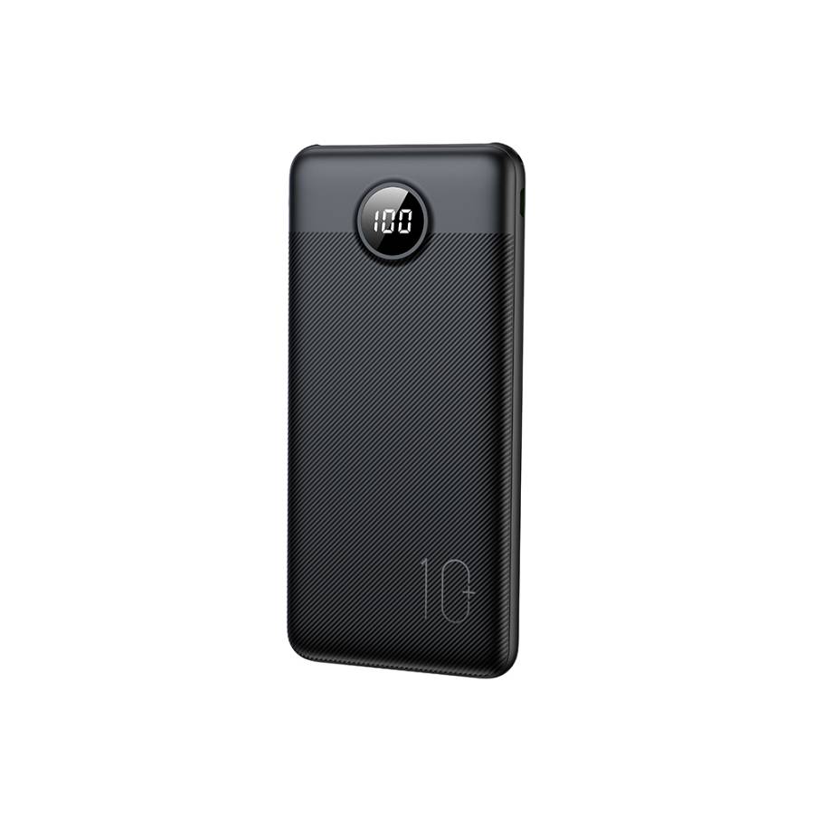 Veger L10 - Power Bank 10000mAh με 2 Θύρες USB-A και Θύρα USB-C Μαύρο
