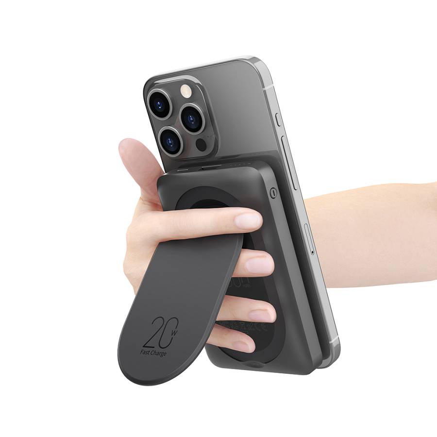 Veger W1175 MagOn Pro MagSafe Power Bank 10000mAh 22.5W με Θύρα USB-C Μαύρο