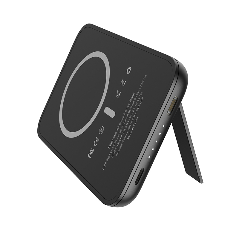 Veger W0553 Tiny MagSafe Power Bank 5000mAh 20W με Θύρα USB-C Μαύρο