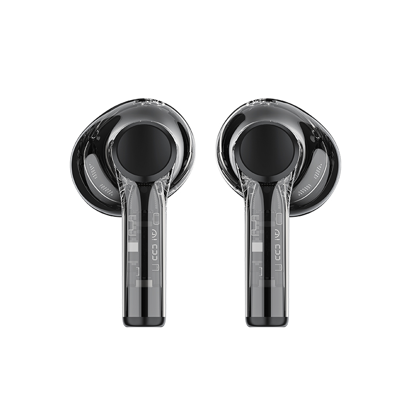 Recci REP-W50 Amber In-ear Bluetooth Handsfree Earphones with Charging Case Black