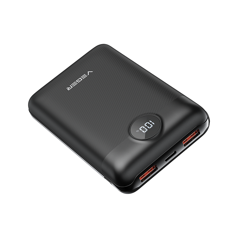 Veger S20 Power Bank 20000mAh 20W με 2 Θύρες USB-A και Θύρα USB-C Power Delivery / Quick Charge 3.0 Μαύρο