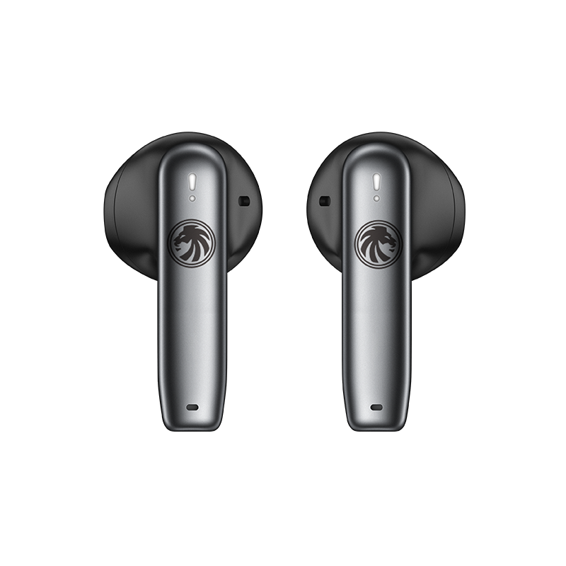 Recci REP-W56 Angle-Wing Necklace In-ear Bluetooth Handsfree Earphones with Charging Case Silver