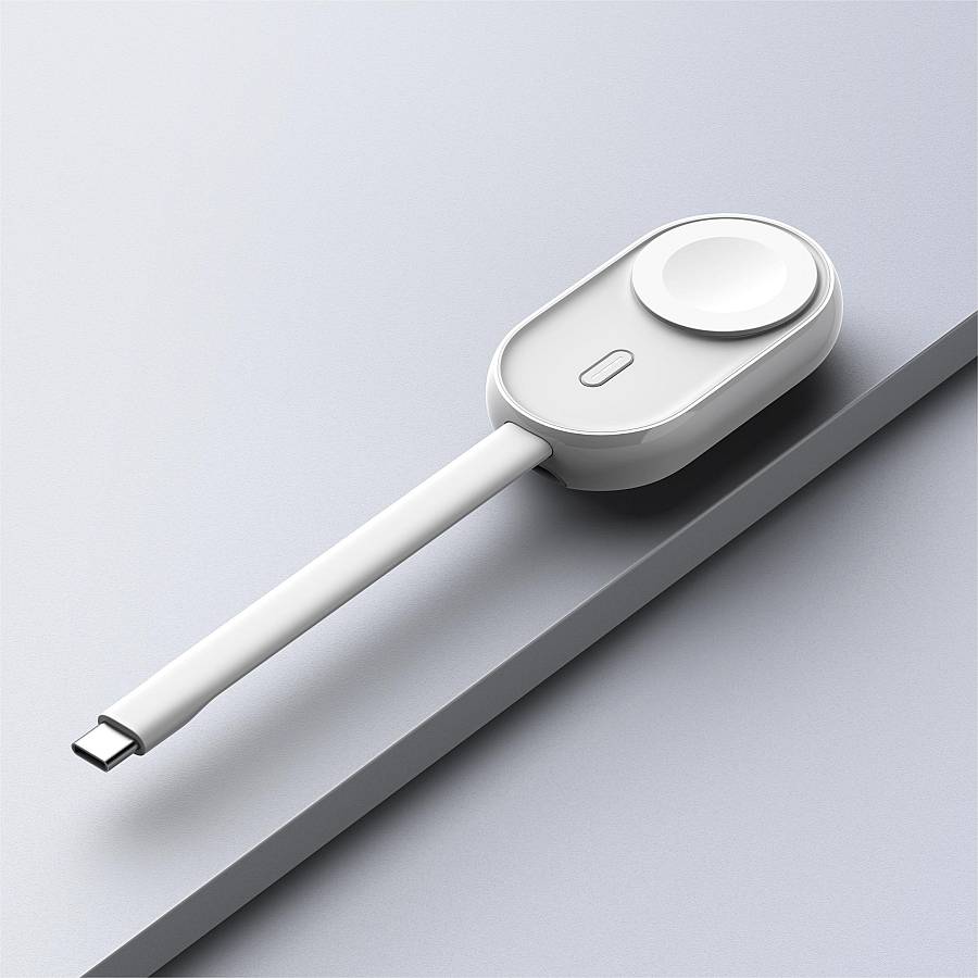 Veger W0102 1200mAh 2.5W Mini Portable Wireless Magnetic Wearable Charger Apple Watch