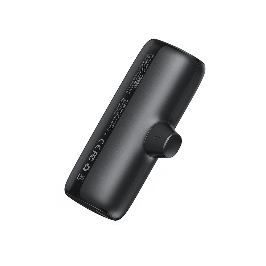 Veger W007 Charging Station 4x5000mAh (2 lightning+2 Type-c) Power Bank Μαύρο