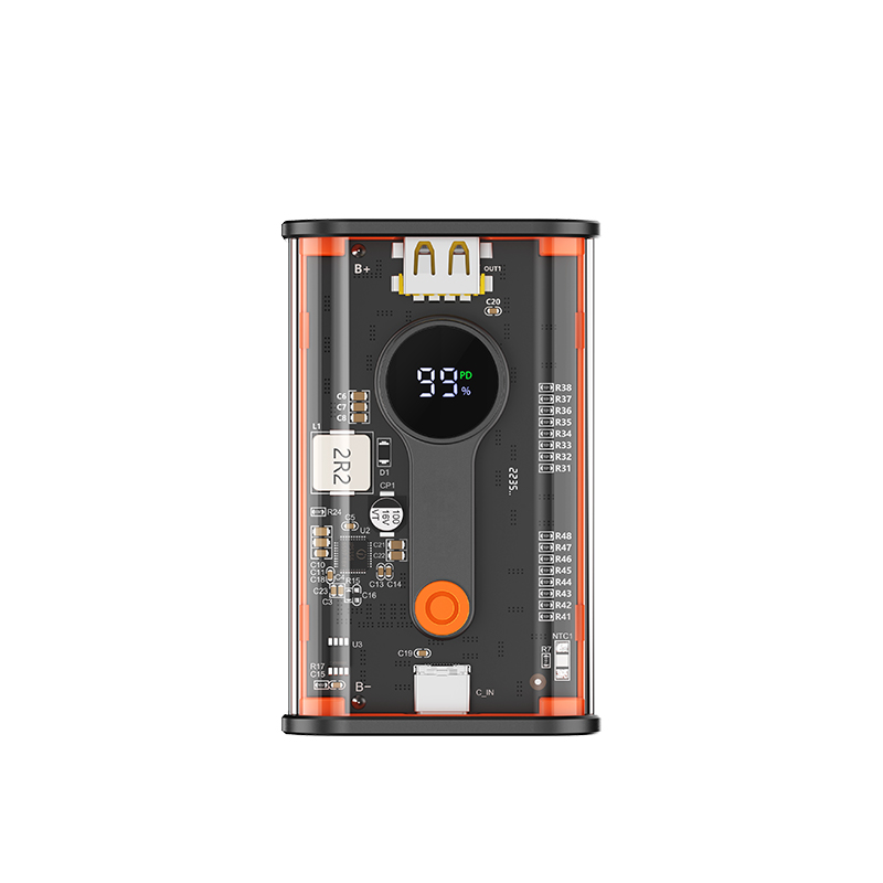 Recci RBP-P35 Mars Series Power Bank 10000mAh 22.5W με Θύρα USB-A και Θύρα USB-C Power Delivery Μαύρο