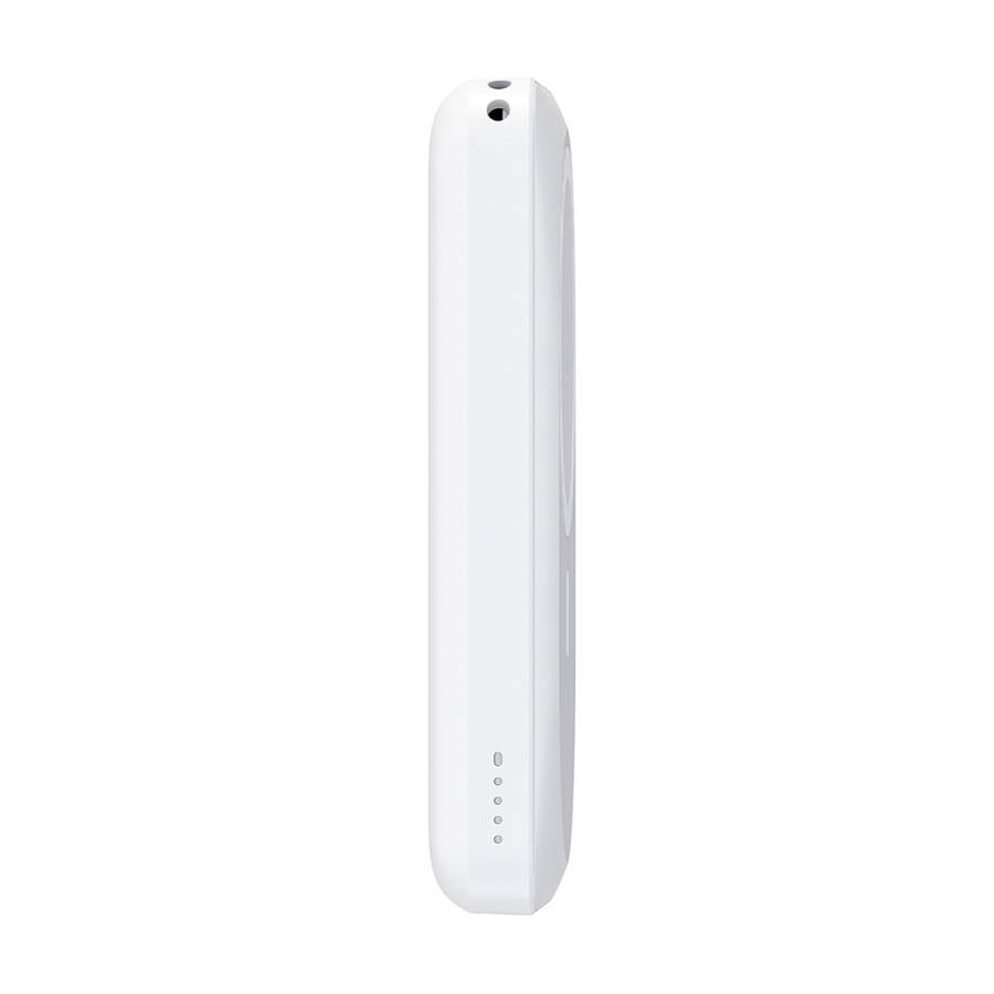 Veger W1151 MagOn Magnetic Wireless MagSafe Power Bank 10000mAh 15W με Θύρα USB-A και Θύρα USB-C Power Delivery / Quick Charge 3.0 Λευκό