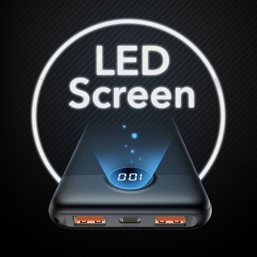 Veger L10S - Power Bank 10000mAh LCD Quick Charge PD20W (W1105PD)