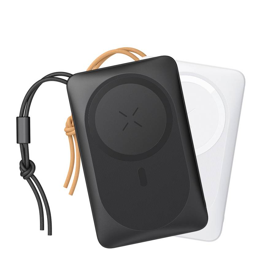 Veger W1151 MagOn Magnetic Wireless MagSafe Power Bank 10000mAh 15W με Θύρα USB-A και Θύρα USB-C Power Delivery / Quick Charge 3.0