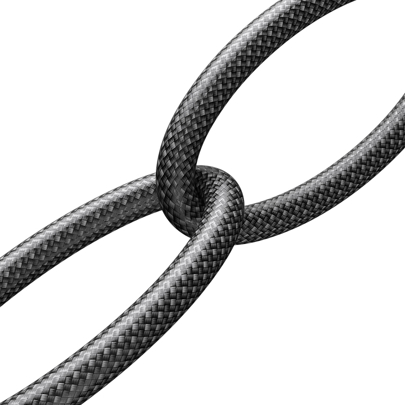 RECCI RS08CC - PD100W Fast Charging C To C Braided Wire + Aluminum Speed Data Cable 1.2M - Black