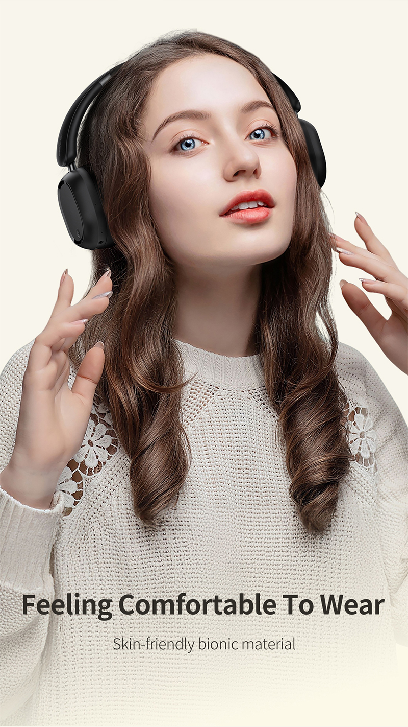 RECCI REP-W79 - ANC Noise Cancellation Wireless Headset - Black