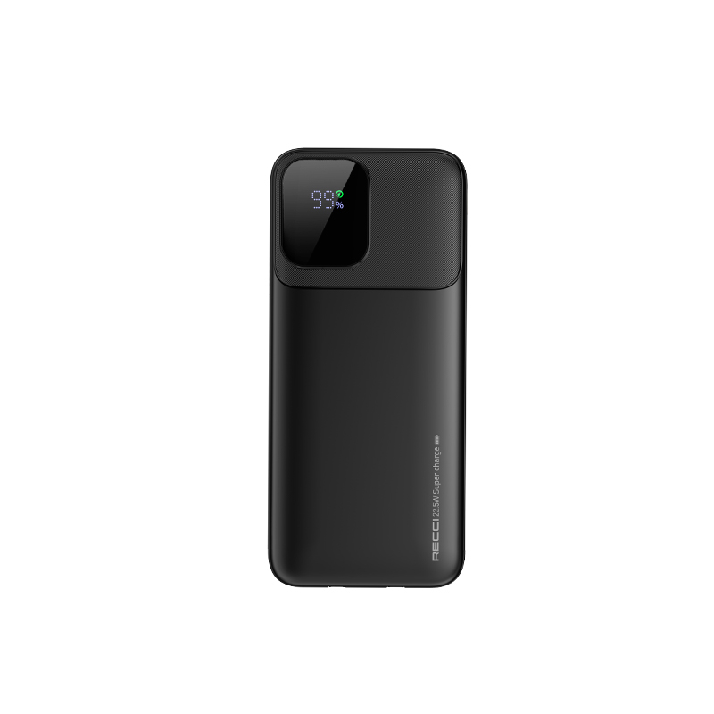 Recci RPB-P68 Power Bank 20000mAh 22.5W*2 PD20W Black