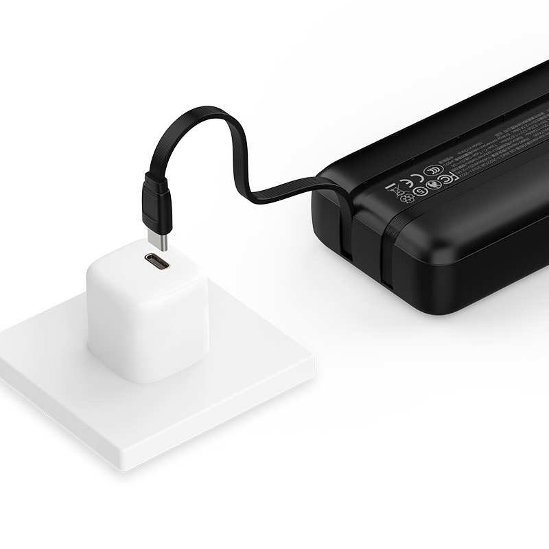 Recci RPB-P67 High power fast charging Power bank 10000mAh PD20W Black