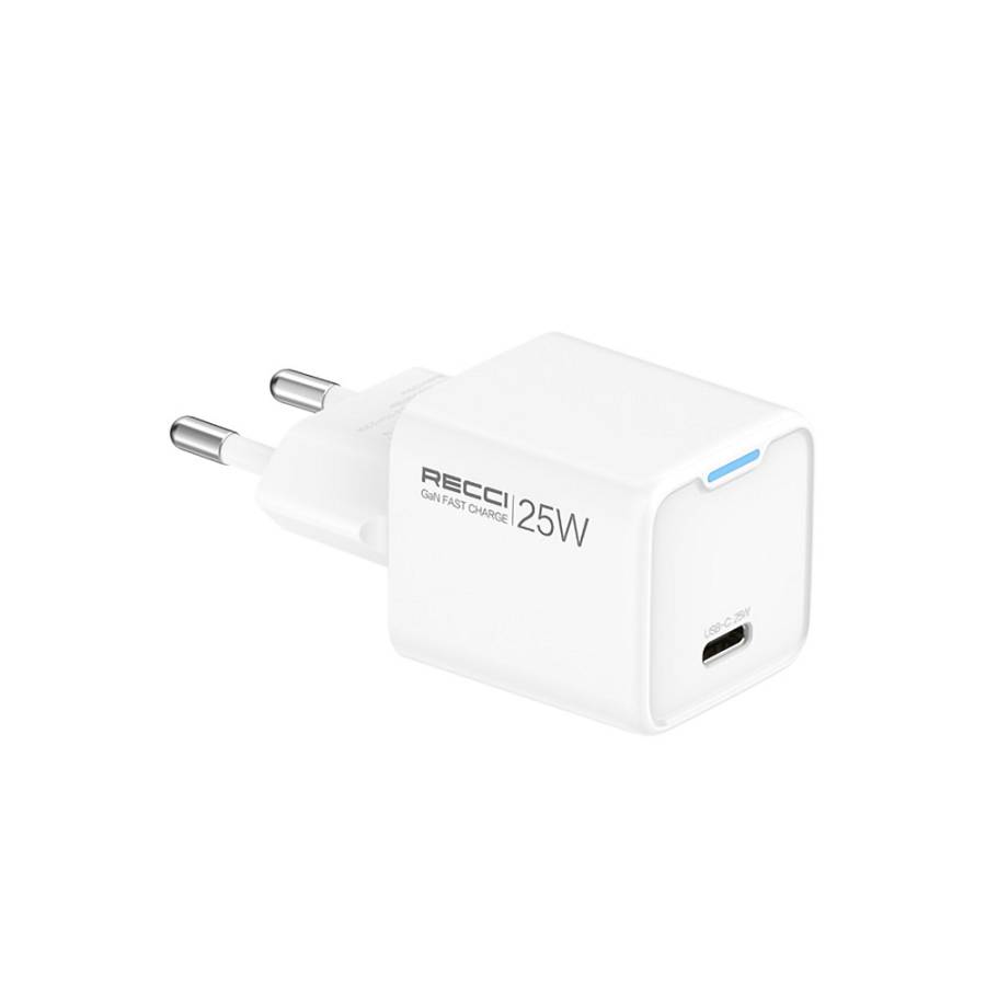 RECCI RC106E GaN PD25W USB-C Charger with Fast Charge Data Cable