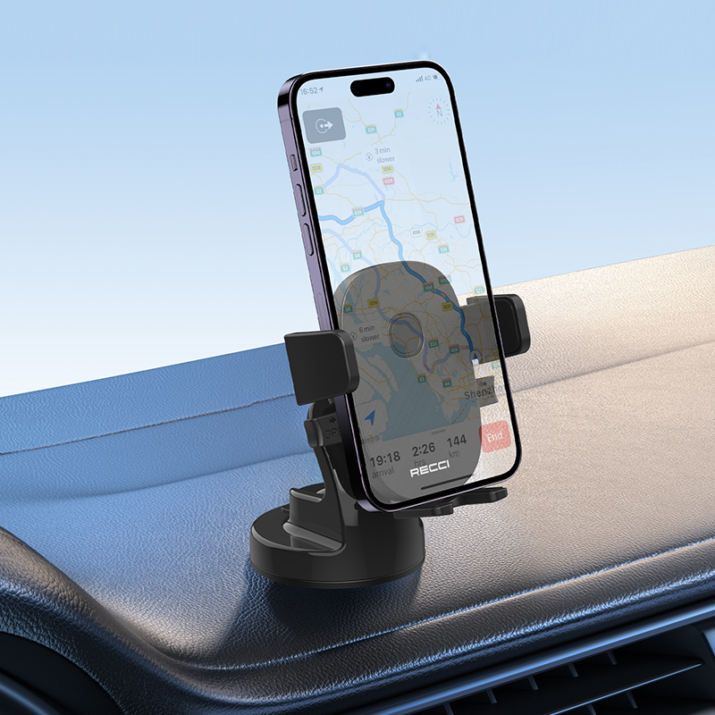 Recci RHO-C29 Multi Function Car Holder - Black