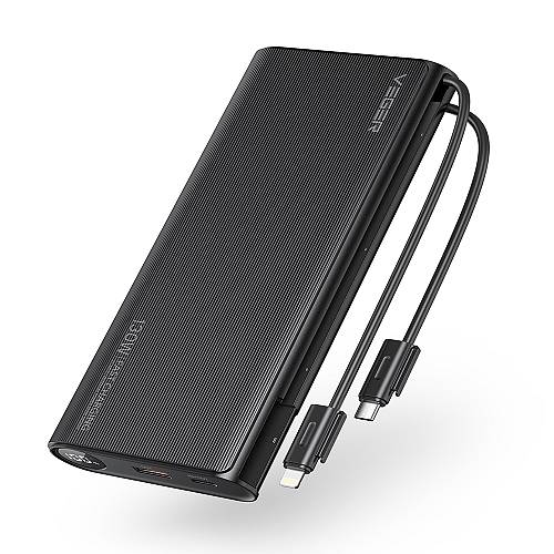Veger TC130 Power Bank 25000mAh 130W με Θύρα USB-A και Θύρα USB-C Power Delivery Μαύρο